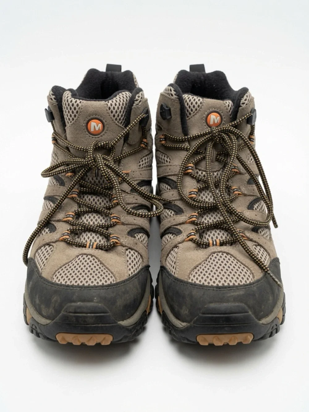 Merrell Men's Taupe and Black Rugged Trail Boots